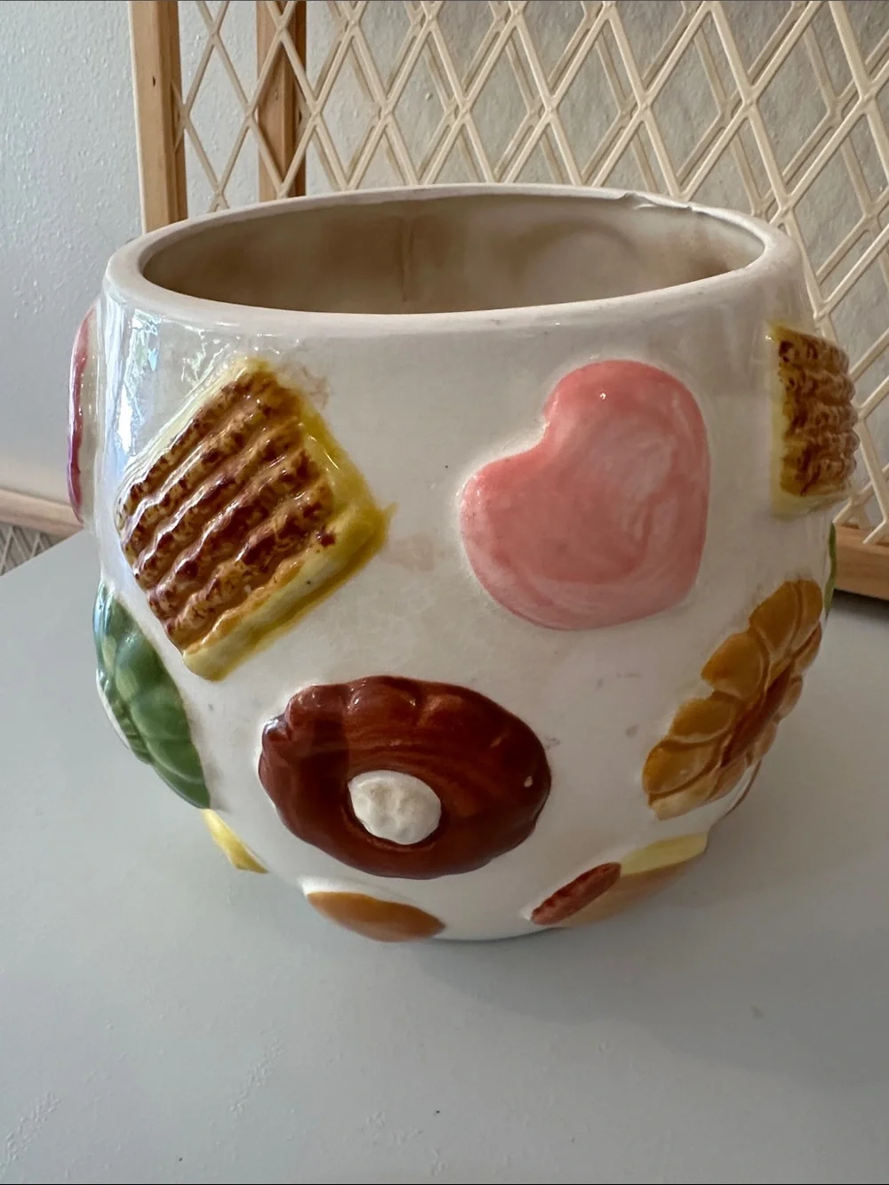 Vintage 1950’s NAPCO “Cookies All Over” cookie jar - Picture 6 of 8